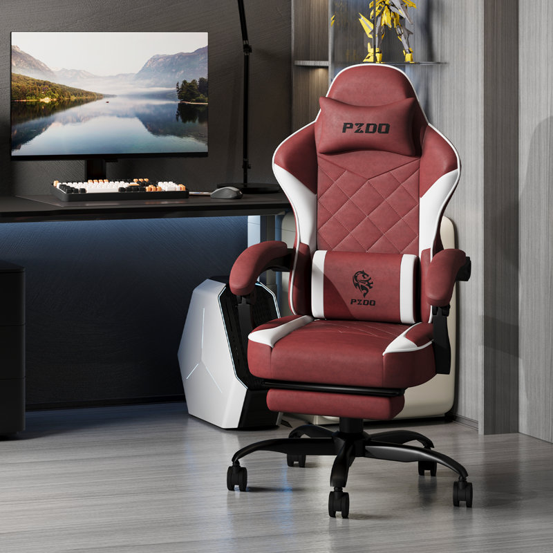 Rebrilliant PC & Racing Game Chair, Red