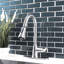 Carreau de mosaïque murale en verre brillant 12 po x 12 po Bayla Azure Subway