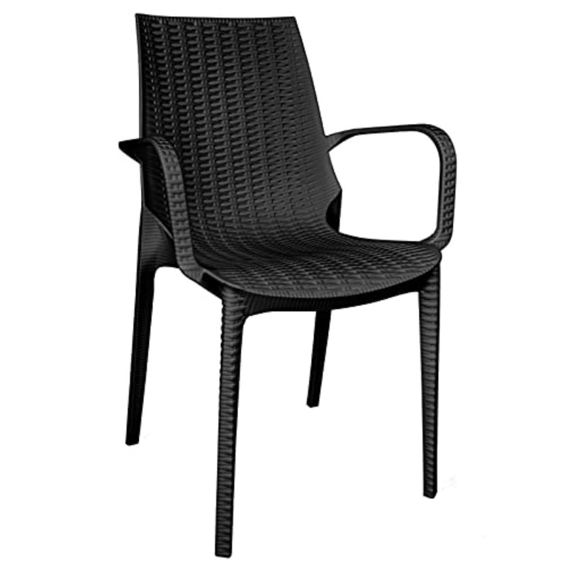 Fauteuil de patio Audra, Blanc, Ensemble de 2