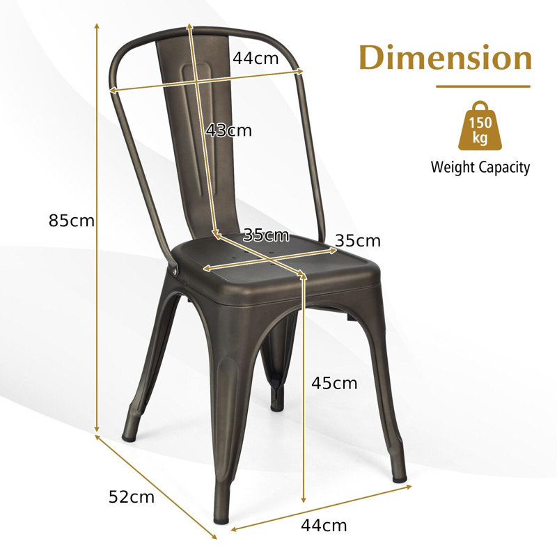 45cm H Dining Chair