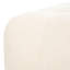 Lin carré rembourré beige, pieds en bois d'hévéa, siège confortable, idéal pour la maison, contreplaqué de haute qualité de 30,72 po de largeur, éponge élastique à densité, 35,02 lb, profondeur