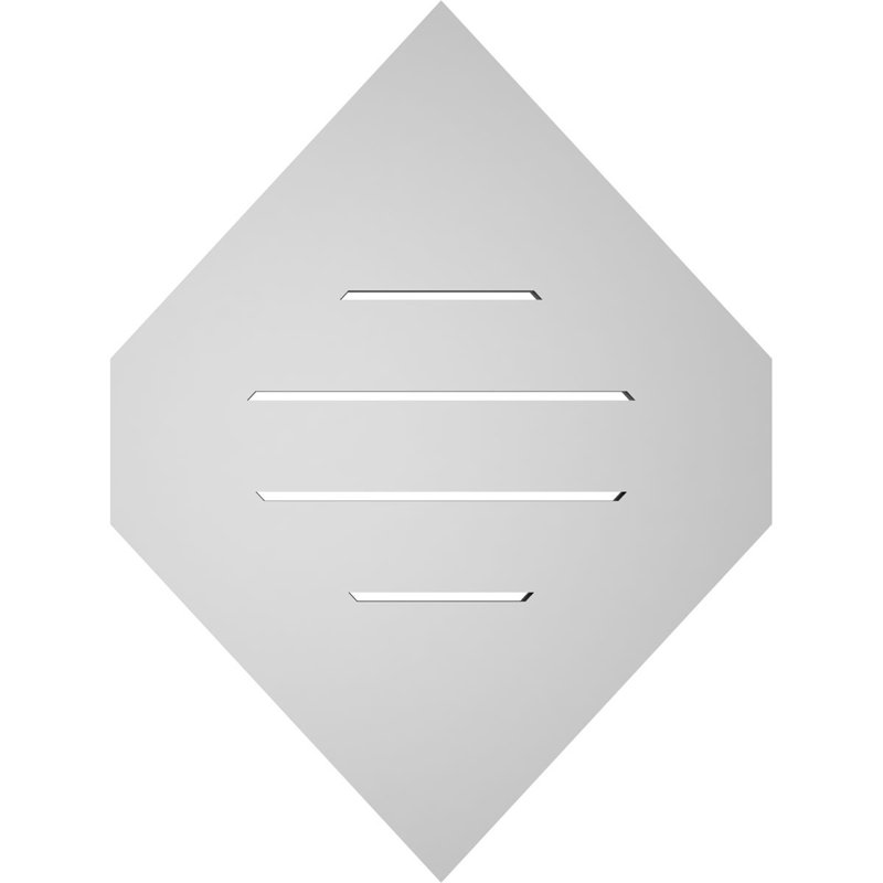 Pente verticale verticale en uréthane Signature, H 24 po x l 18 po x P 1 po