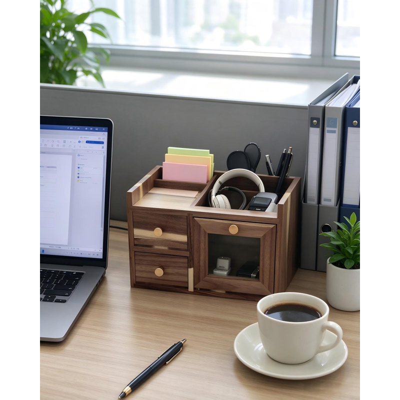 boîte de rangement de bureau
