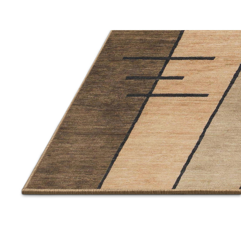 Abstract Indoor Rug, Rectangle 7' x 9'