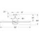 Paige 52'' 3 Blade Ceiling Fan with LED Light Kit