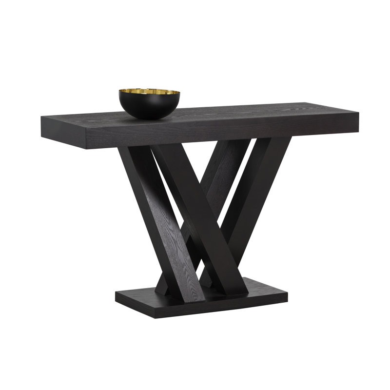 Ikon 47.25'' W Solid Wood Console Table, Dark Espresso