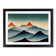 Abstract Japanese Mountains Vol.6 - Framed Print