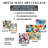 Crumes - Geometric Wall Art Set Of 5