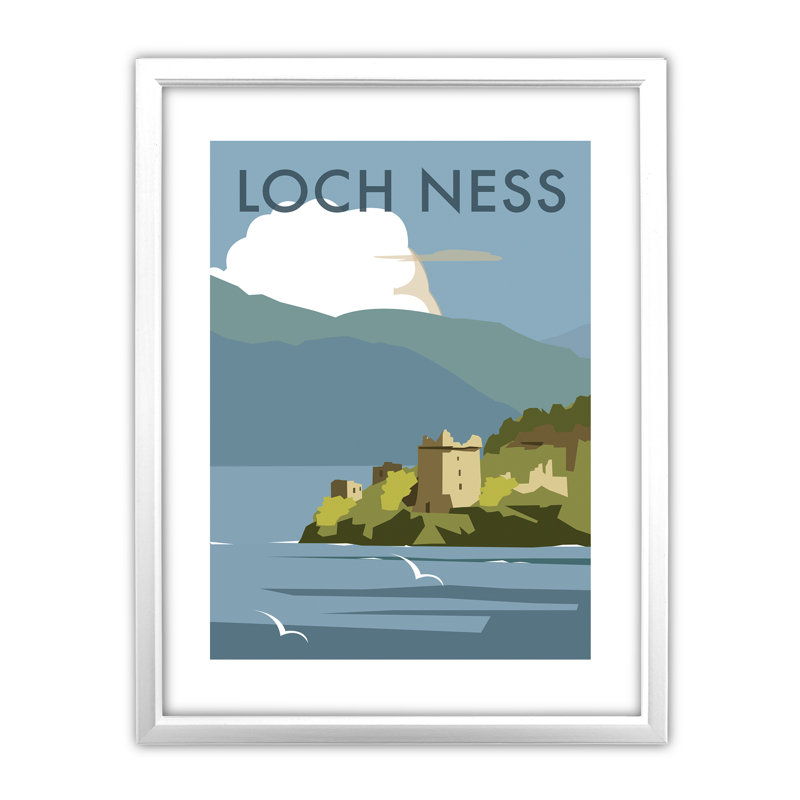 Dave Thompson - Single Picture Frame Print, White