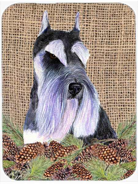 Planche à découper en verre et pomme de pin Winston porter schnauzer