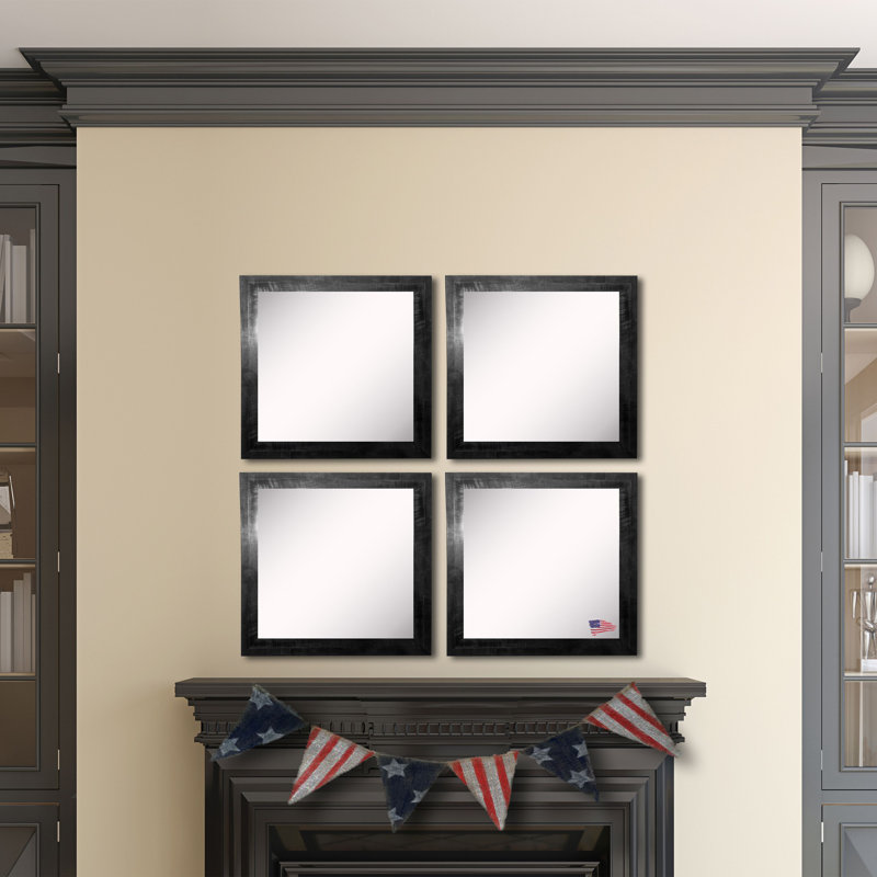 Ensemble de miroirs muraux 4 pièces Dematteo
