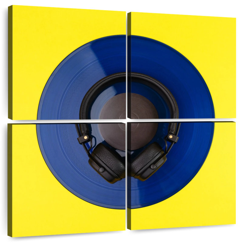 Casque Abarca sur disque vinyle