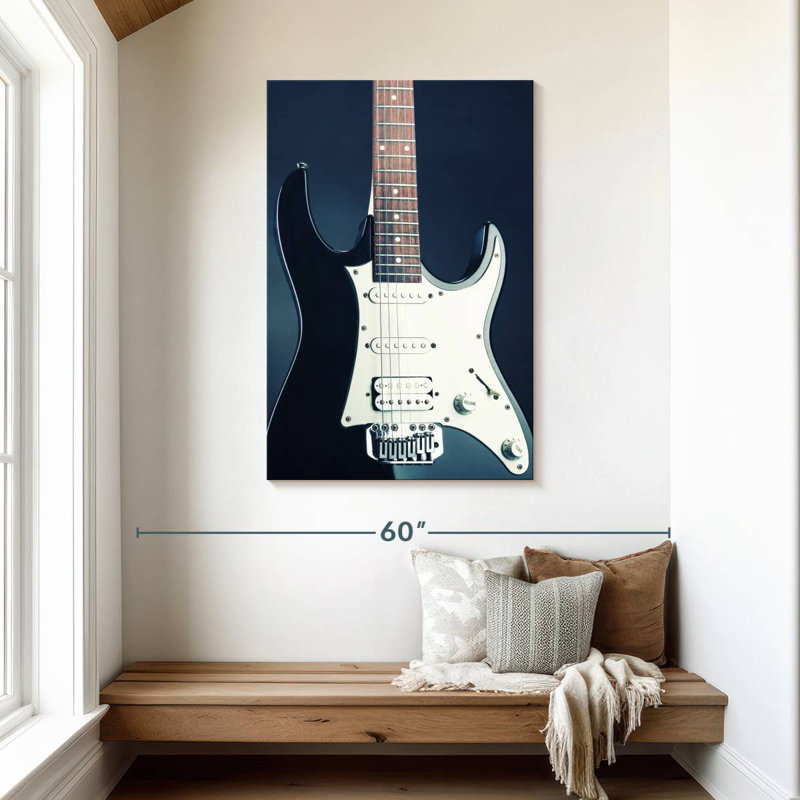 Guitare moderne Abarca BW, H 45 po x l 30 po