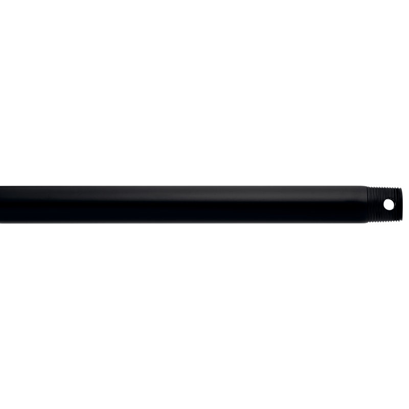 Tige de ventilateur de plafond Kittery Point Maglione, H 12 po x l 0,75 po x P 0,75 po, Noir satiné