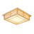 Nyelle Wood Dimming LED Flush Mount