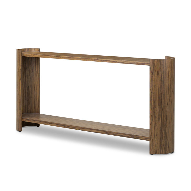 Damari Console Table-Medium Brown Limba