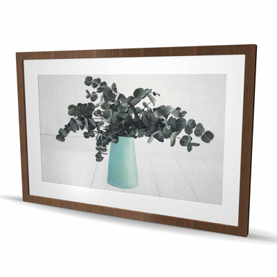 Bouquet d'eucalyptus - impression encadrée avec passe-partout