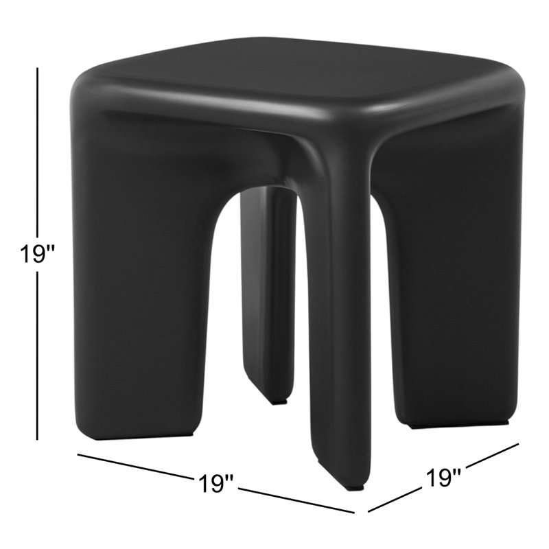 Dante End Table, White