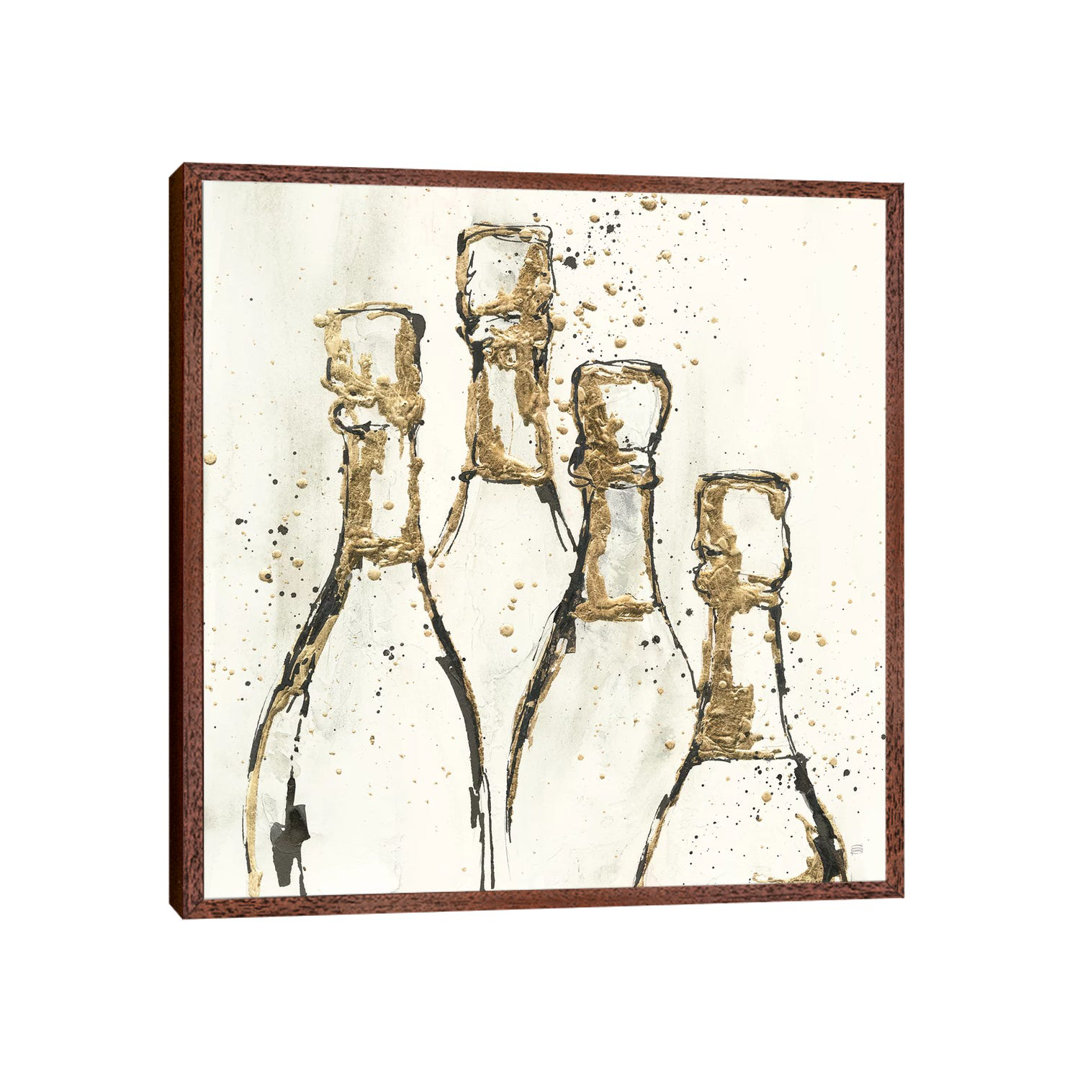 Champagne is Grand II Gold by Chris Paschke - Painting on Canvas