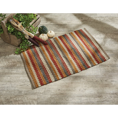 Jasminda Cotton Striped Indoor Rug
