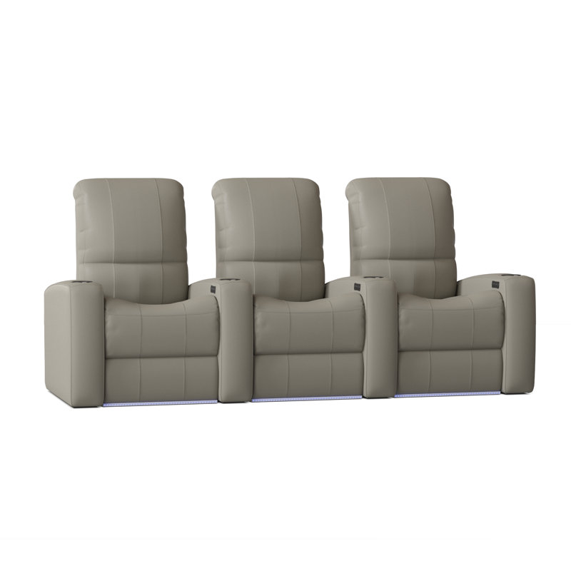 Canapé de cinéma maison Blaze XL900 (rangée de 3), Gris classique, Manuel