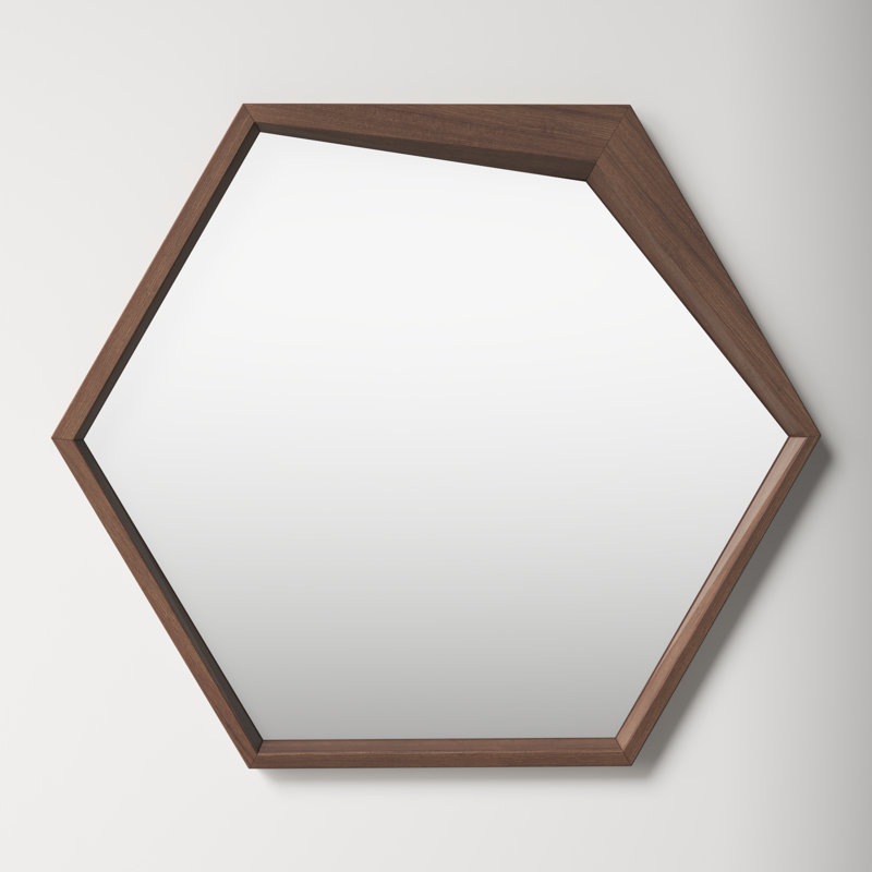 Aman Wood Wall Mirror