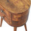 Table de chevet en bois massif Dearran