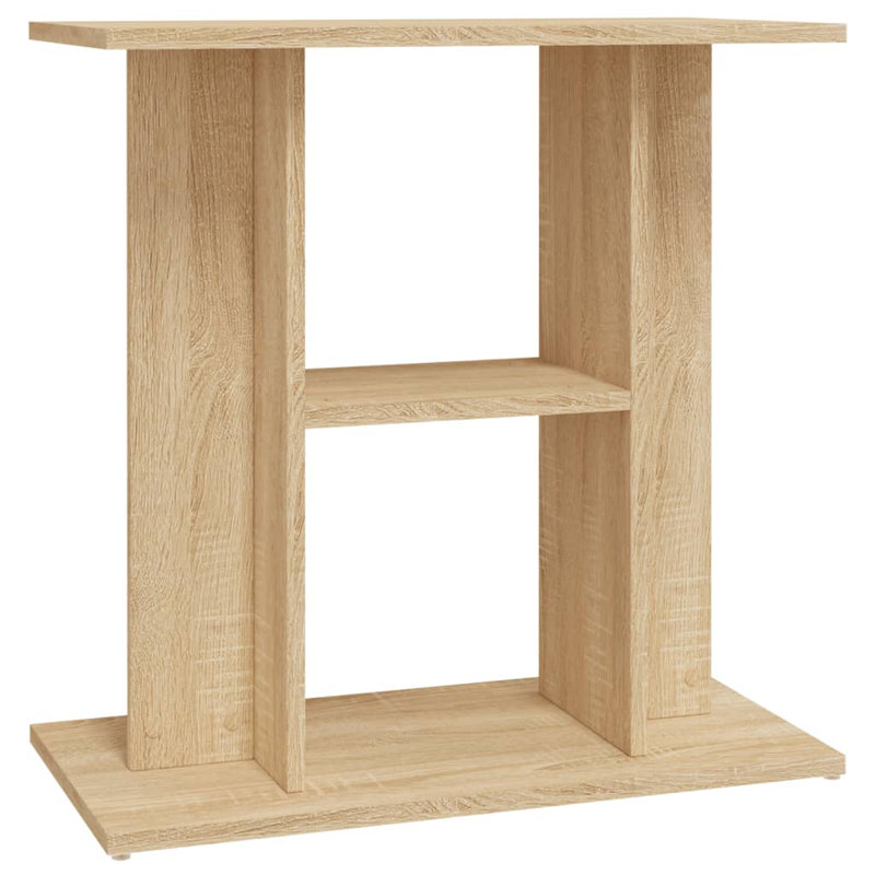 Armoire pour aquarium en bois d'ingénierie 23,6 x 11,8 x 23,6 po Sonoma Oak Aquarium Stand, Chêne sonoma