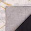 Tapis géométrique en polyester tissé à la machine Ramm-87115331