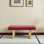Fauteuil de vestiaire en velours