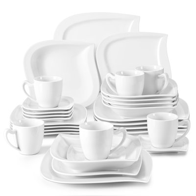 30 Piece Dinnerware Set, Service for 6