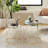 Jadonte Set 2 Round Nesting Gold Metal Glass Top End Side Table