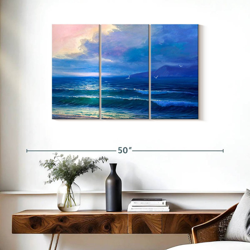 Gillard Sunrise Ocean, H 24 po x l 38 po