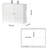 Wifi Storage Box Wall Mount Wifi Router Box Hider Decorative Router Storage Box Modem Wall Mount ,White