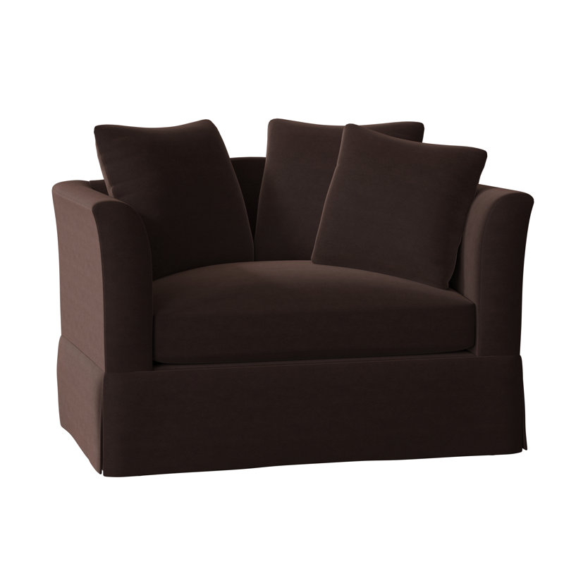 Fauteuil Charlene, Sable Boulderdash, Noyer Akiko