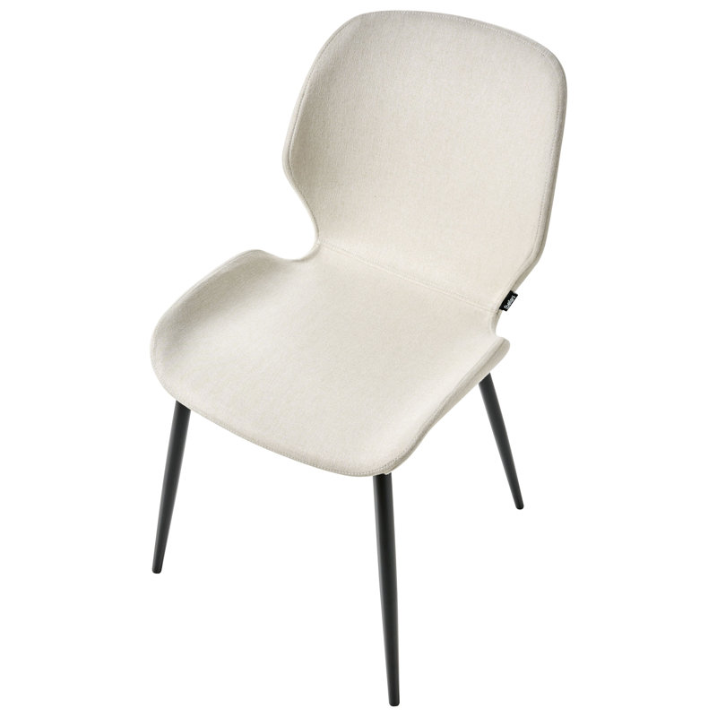 Set of 2 Conference Chairs HOLLAND Fabric, Beige