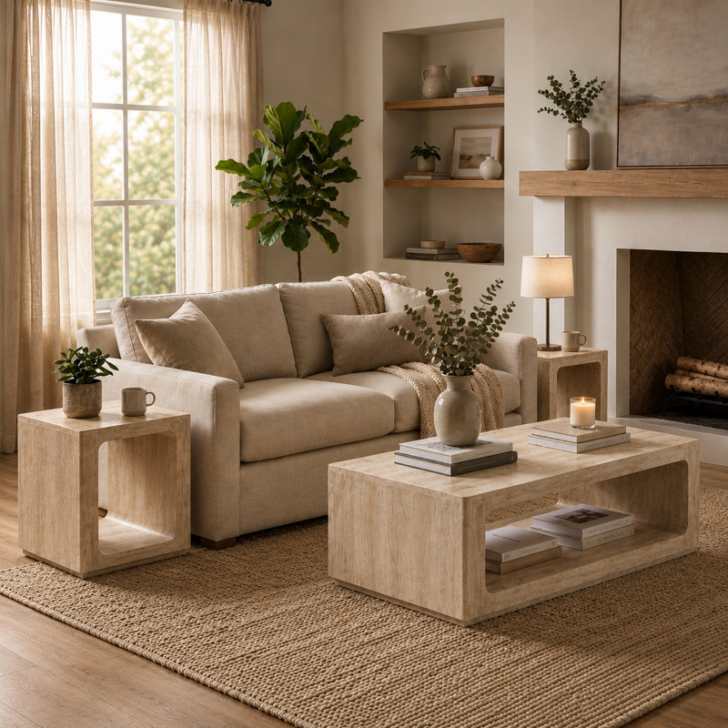 Driden 3 Piece Occasional Set (cocktail Table, 2 End Tables), 3 Pieces: Coffee Table, 2 End Tables
