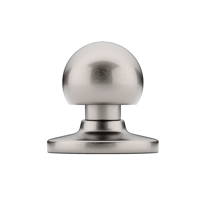 Expression 1 1/4" Diameter Mushroom Knob, Brushed Nickel