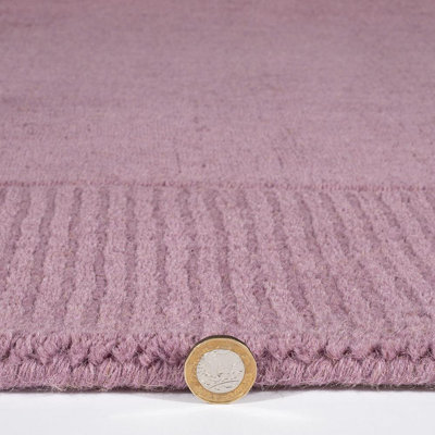 Abdourahman Solid Colour Hand Woven Area Rug