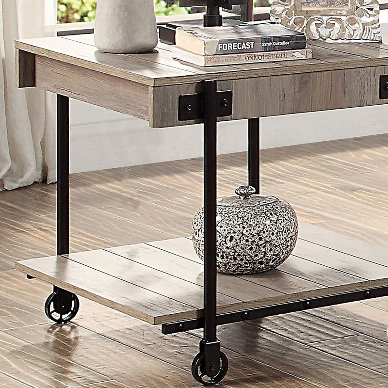 Table de bout de style industriel 1Pc