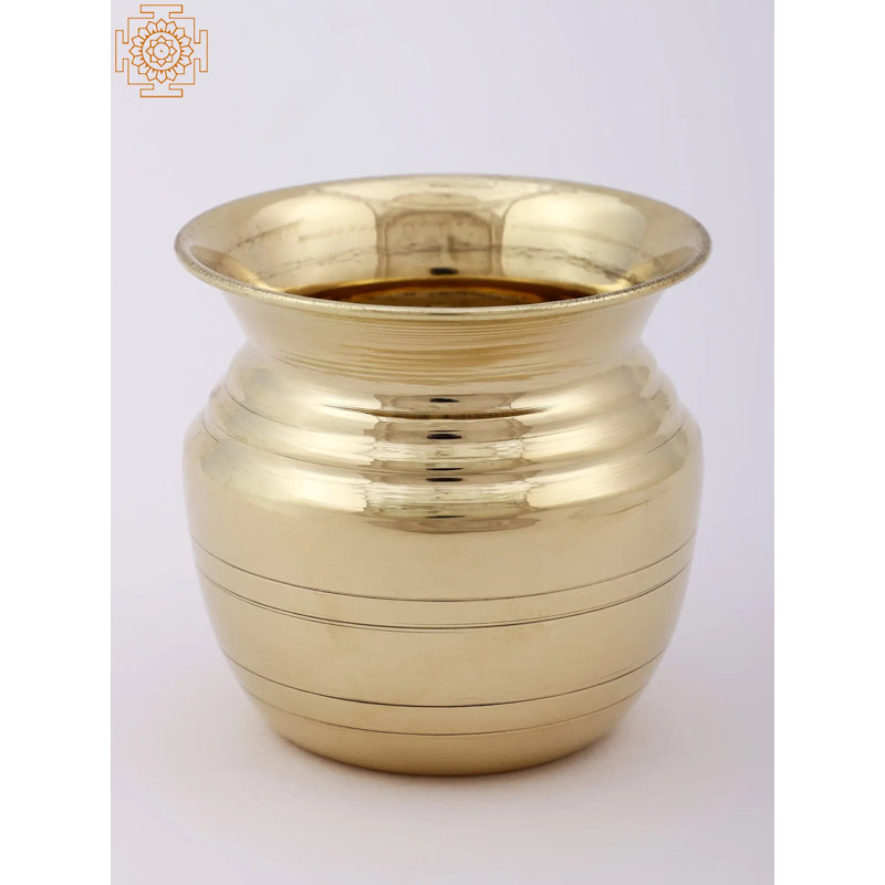 Bol décoratif en métal doré