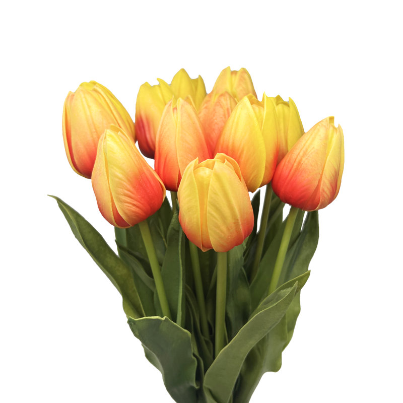 Tiges de tulipe Real Touch, Orange