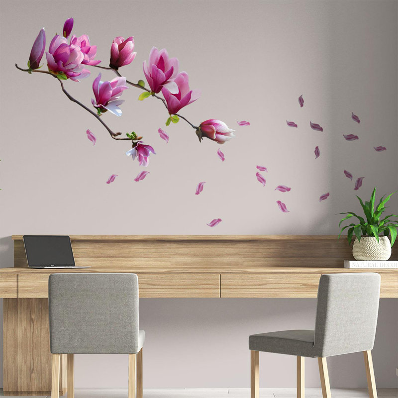 Traditional Plants & Flowers Wall Decor on Resin
