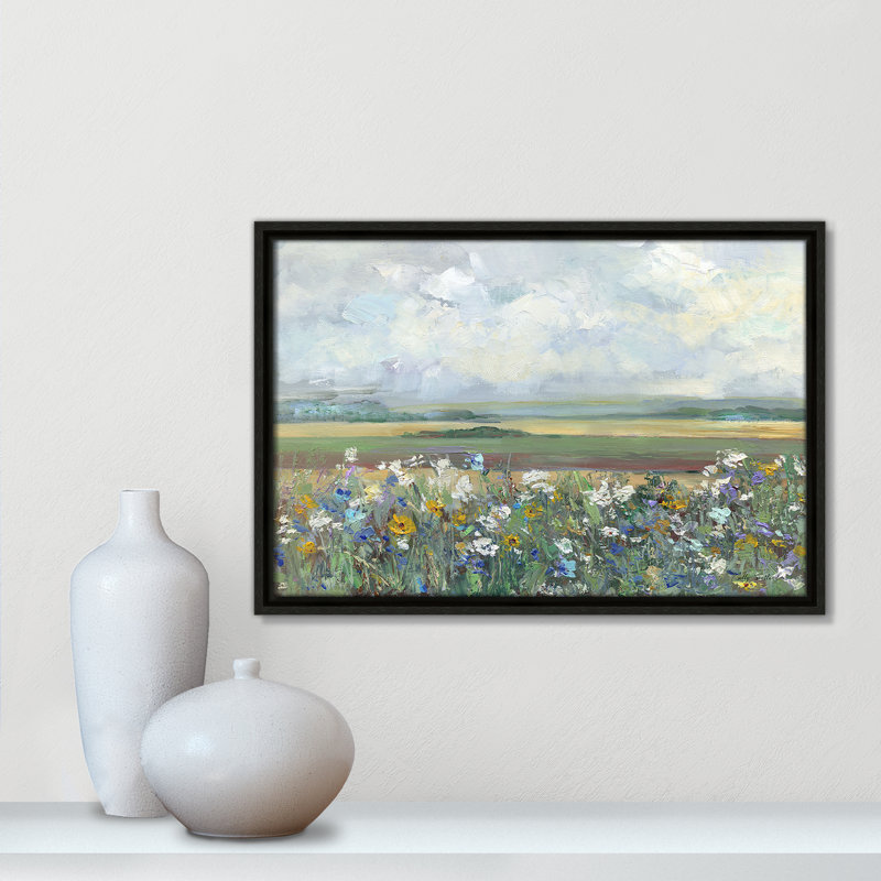 «Swampscott Far Afield Print» par Sally Swatland, H 13,5 po x l 19,5 po, Espresso