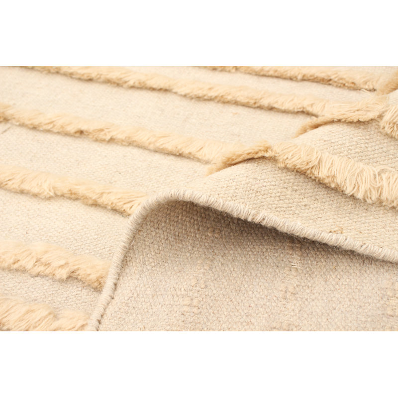 Gracie-Mai Wool Oriental Indoor Rug, Rectangle 4'6" x 5'10"