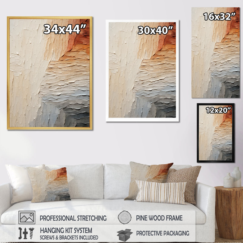 Décoration murale gracieuse minimalisme - Ray, Cadre flottant blanc, H 32 po x l 16 po x P 1 po