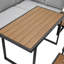 6 - Person Patio Dining Set with Rectangular Table-1459637296