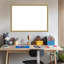 Tableau magnétique incliné or effaçable à sec, tableaux d'organisation-896754037