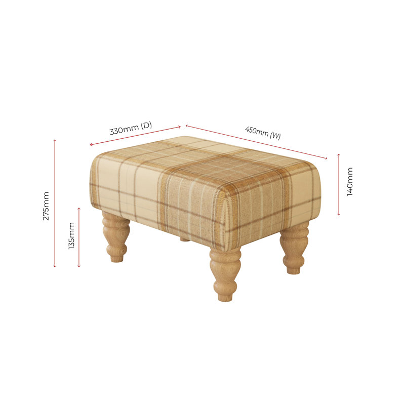 Manufactured Wood Accent Stool, Natural