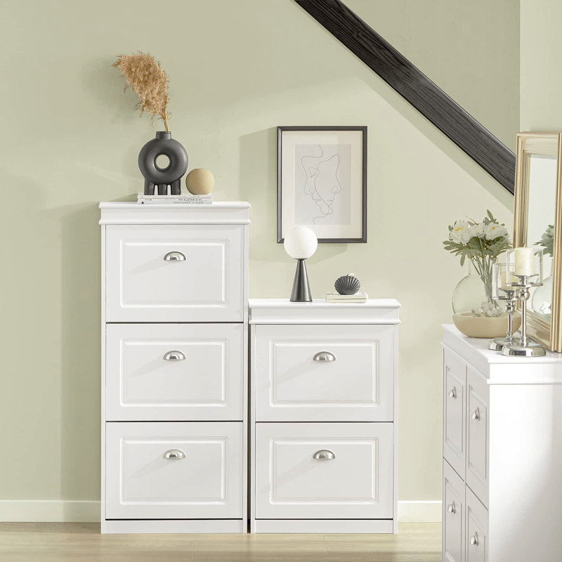 6 Pair Flip Down Shoe Storage